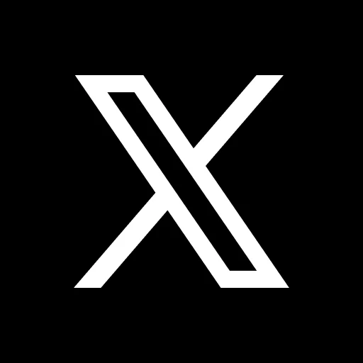 Twitter X icon