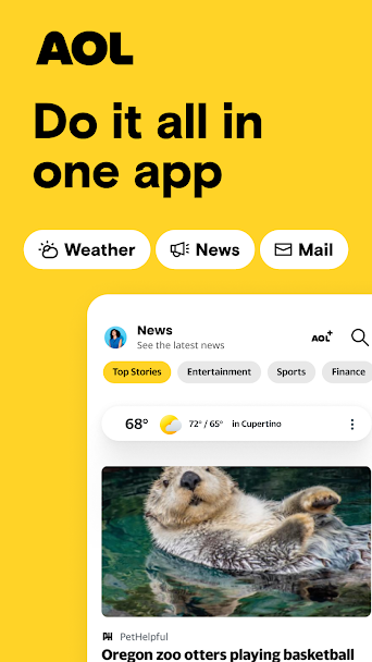 AOL - News, Mail & Video Screenshot 1 - AOL - News, Mail & Video In-Game Screenshot 1