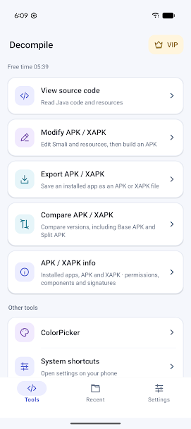Apktool M Screenshot 1 - Apktool M In-Game Screenshot 1