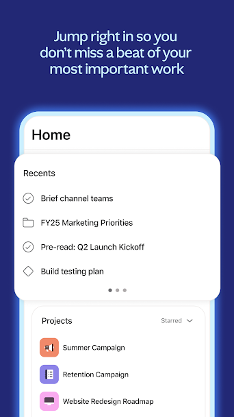 Asana: Work in one place Screenshot 2 - Asana: Work in one place In-Game Screenshot 2