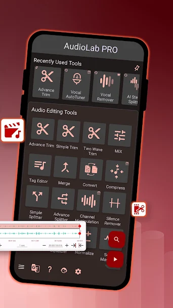 AudioLab Audio Editor Recorder Screenshot 2 - AudioLab Audio Editor Recorder In-Game Screenshot 2