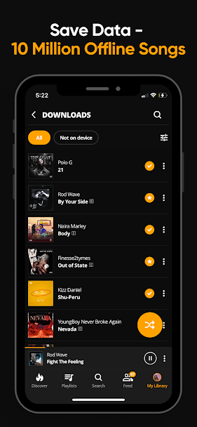 Audiomack Screenshot 2 - Audiomack In-Game Screenshot 2