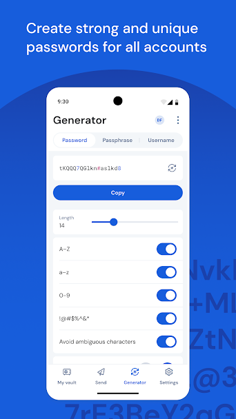 Bitwarden Password Manager Screenshot 3 - Bitwarden Password Manager In-Game Screenshot 3