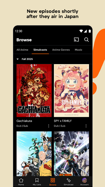Crunchyroll Screenshot 2 - Crunchyroll In-Game Screenshot 2