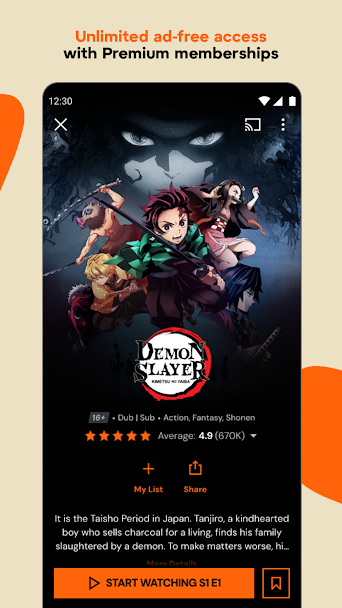 Crunchyroll Screenshot 3 - Crunchyroll In-Game Screenshot 3