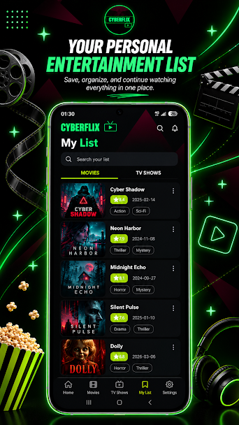 CyberFlix TV Screenshot 1 - CyberFlix TV In-Game Screenshot 1