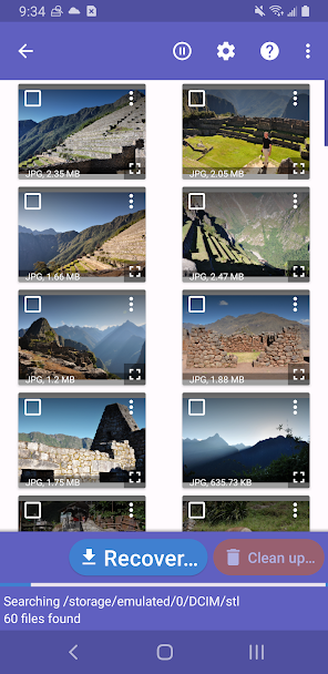 DiskDigger Screenshot 1 - DiskDigger In-Game Screenshot 1