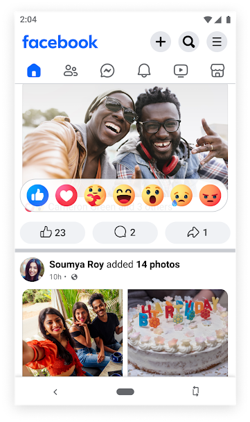 Facebook Lite Screenshot 2 - Facebook Lite In-Game Screenshot 2