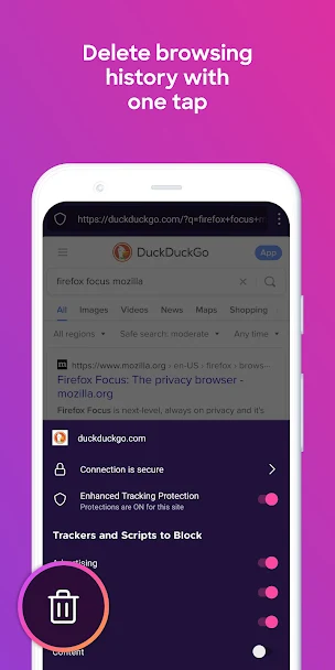 Firefox Focus Screenshot 2 - Firefox Focus In-Game Screenshot 2