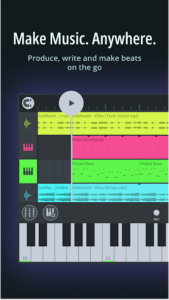 FL Studio Mobile Screenshot 1 - FL Studio Mobile In-Game Screenshot 1