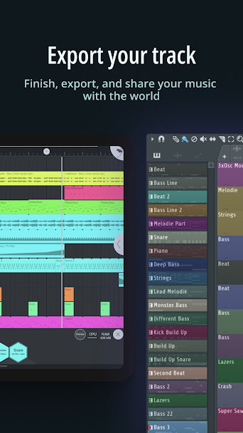 FL Studio Mobile Screenshot 5 - FL Studio Mobile In-Game Screenshot 5