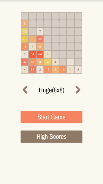 2048 Number Puzzle Game Screenshot 2 - 2048 Number Puzzle Game In-Game Screenshot 2