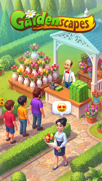 Gardenscapes Screenshot 3 - Gardenscapes In-Game Screenshot 3