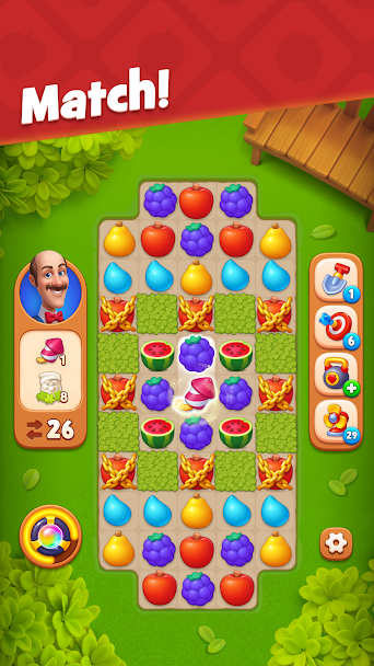Gardenscapes Screenshot 5 - Gardenscapes In-Game Screenshot 5
