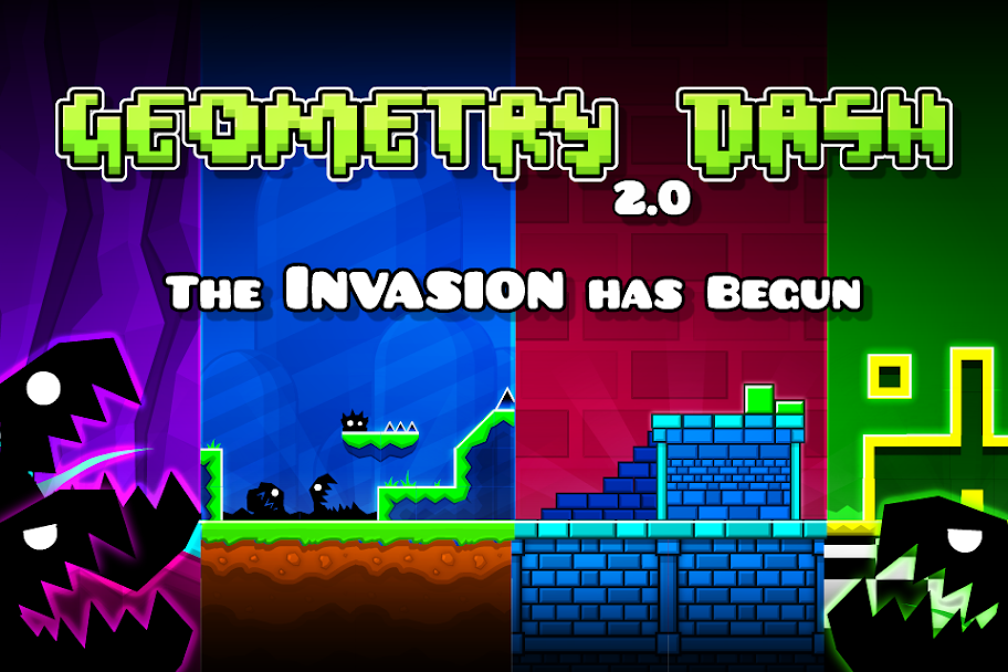 Geometry Dash Screenshot 1 - Geometry Dash In-Game Screenshot 1
