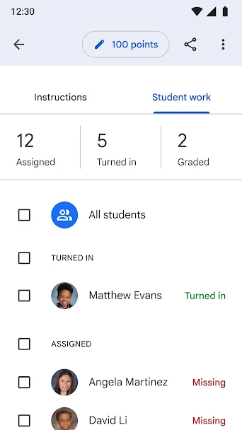 Google Classroom Screenshot 4 - Google Classroom In-Game Screenshot 4