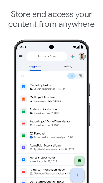 Google Drive Screenshot 1 - Google Drive In-Game Screenshot 1