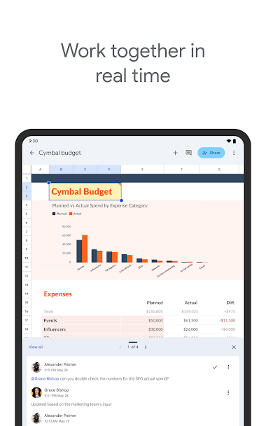 Google Sheets Screenshot 5 - Google Sheets In-Game Screenshot 5
