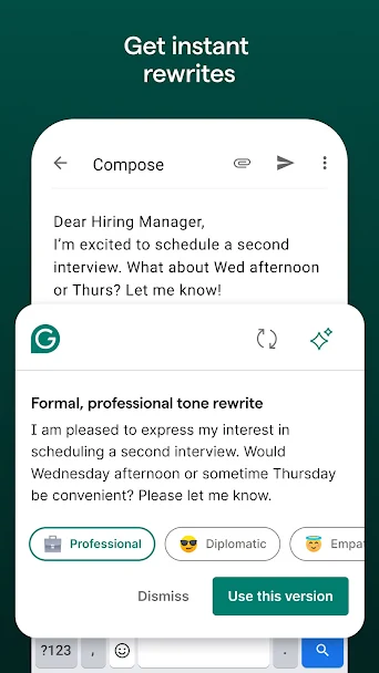 Grammarly Screenshot 2 - Grammarly In-Game Screenshot 2