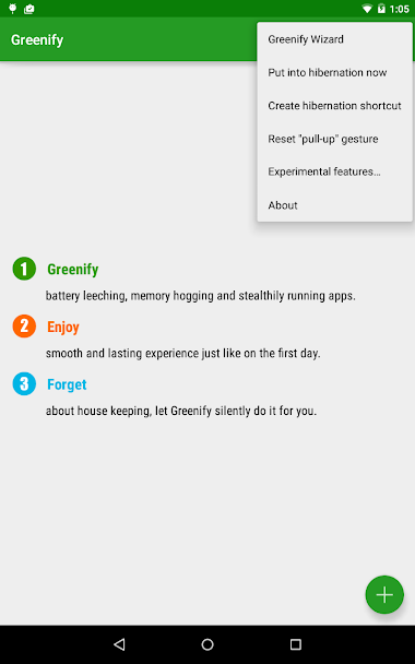 Greenify Screenshot 5 - Greenify In-Game Screenshot 5