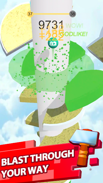 Helix Jump Screenshot 2 - Helix Jump In-Game Screenshot 2