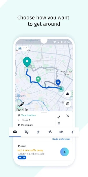 HERE WeGo: City Navigation Screenshot 4 - HERE WeGo: City Navigation In-Game Screenshot 4