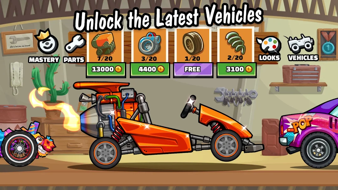 Hill Climb Racing 2 Screenshot 2 - Hill Climb Racing 2 In-Game Screenshot 2