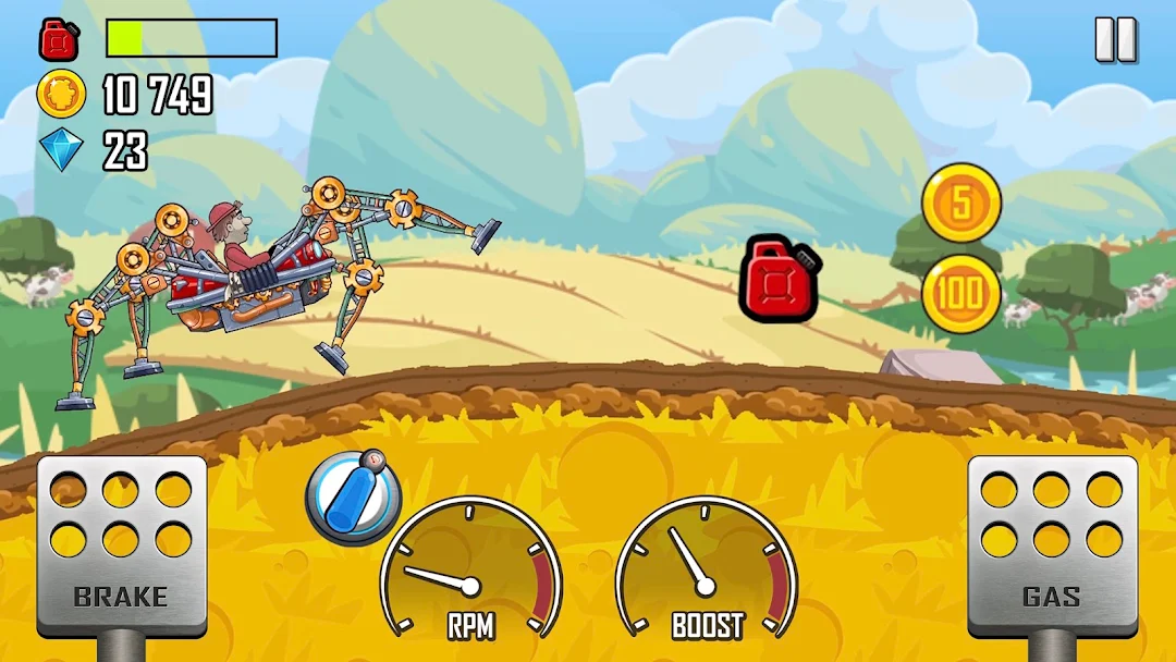 Hill Climb Racing Screenshot 2 - Hill Climb Racing In-Game Screenshot 2