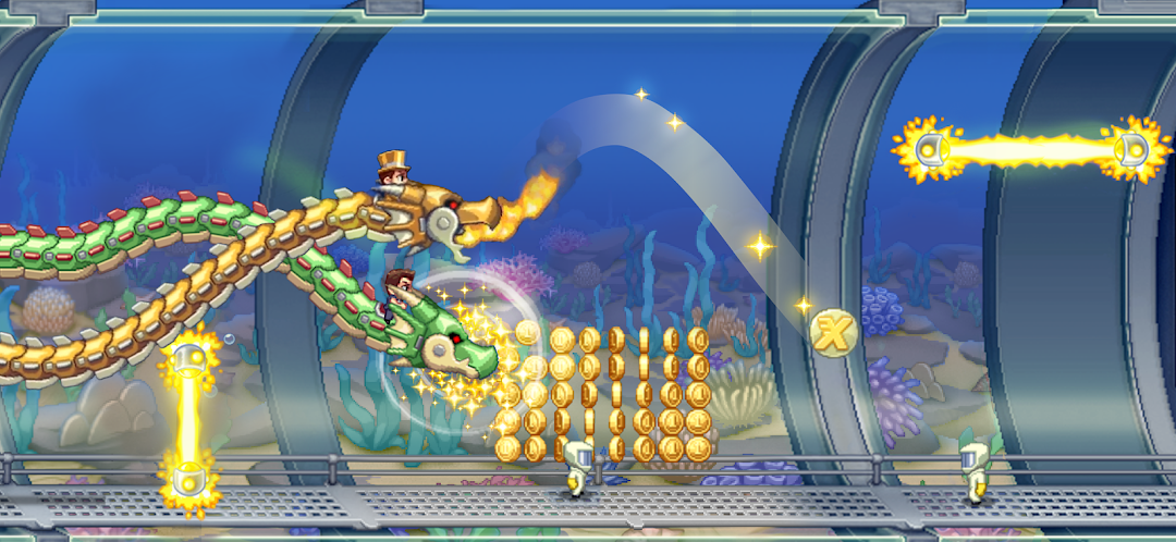 Jetpack Joyride Screenshot 2 - Jetpack Joyride In-Game Screenshot 2