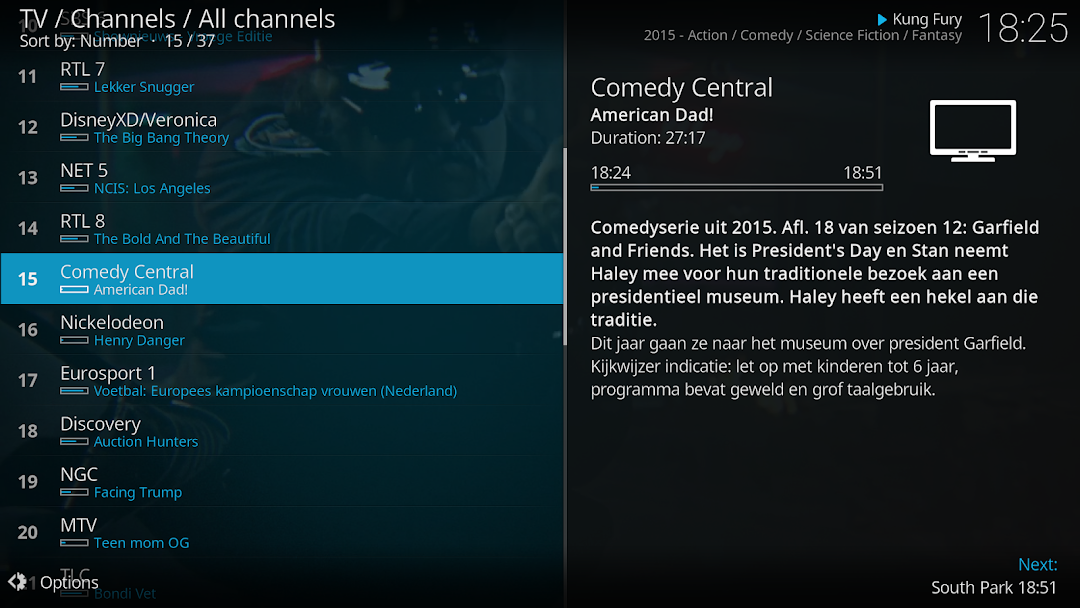 Kodi Screenshot 2 - Kodi In-Game Screenshot 2