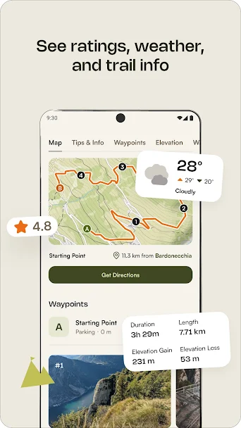 Komoot: Cycling, Hiking Trails Screenshot 4 - Komoot: Cycling, Hiking Trails In-Game Screenshot 4