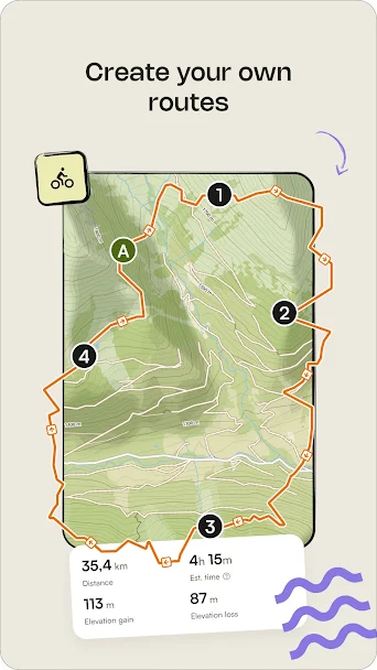 Komoot: Cycling, Hiking Trails Screenshot 5 - Komoot: Cycling, Hiking Trails In-Game Screenshot 5
