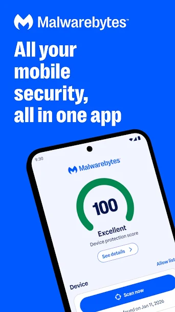 Malwarebytes Mobile Security Screenshot 1 - Malwarebytes Mobile Security In-Game Screenshot 1