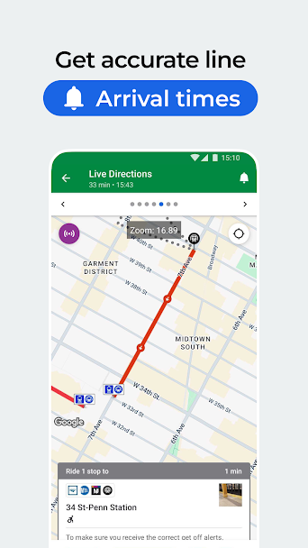 Moovit: Public Transit Guide Screenshot 2 - Moovit: Public Transit Guide In-Game Screenshot 2