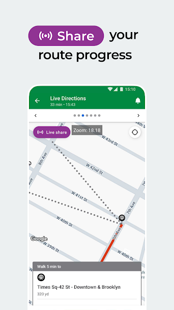 Moovit: Public Transit Guide Screenshot 5 - Moovit: Public Transit Guide In-Game Screenshot 5
