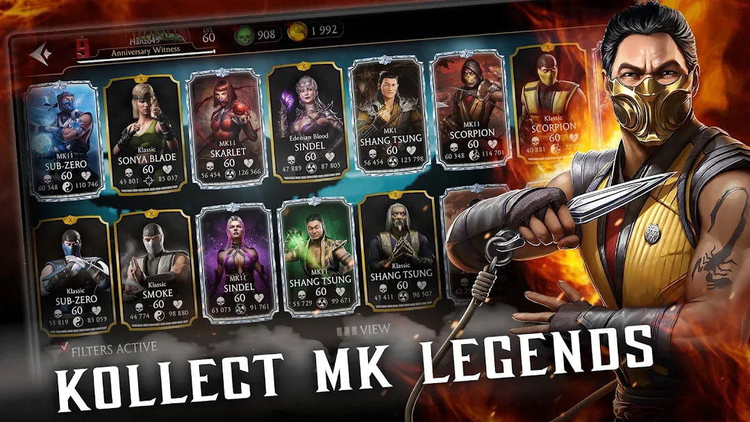Mortal Kombat Mobile Screenshot 1 - Mortal Kombat Mobile In-Game Screenshot 1