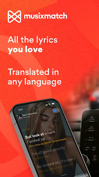 Musixmatch: lyrics finder Screenshot 1 - Musixmatch: lyrics finder In-Game Screenshot 1