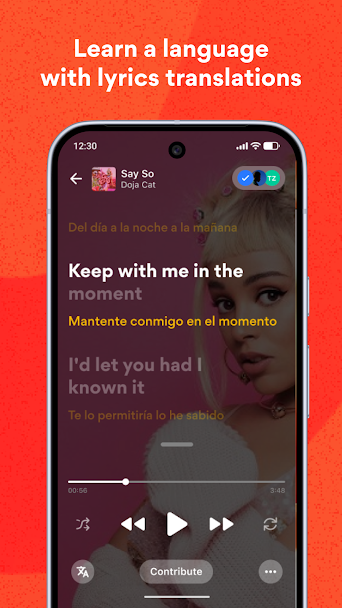 Musixmatch: lyrics finder Screenshot 4 - Musixmatch: lyrics finder In-Game Screenshot 4