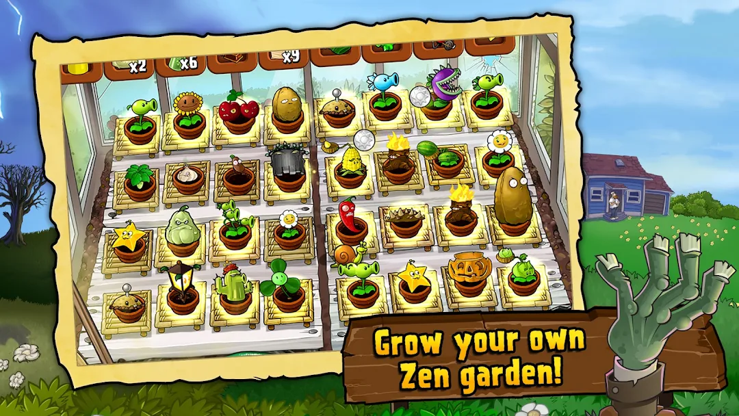 Plants vs Zombies FREE Screenshot 2 - Plants vs Zombies FREE In-Game Screenshot 2