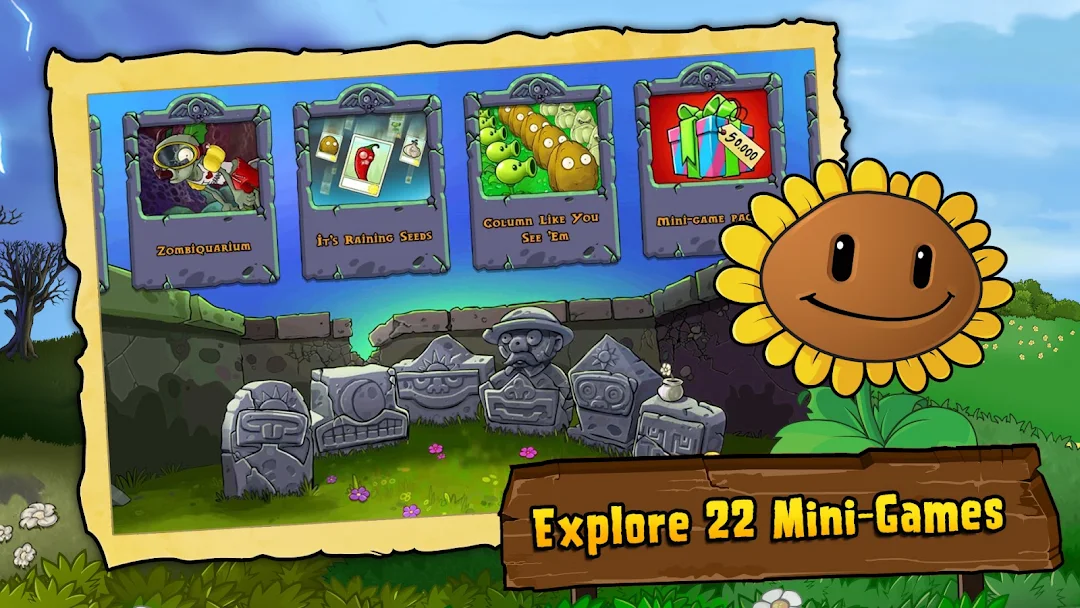Plants vs Zombies FREE Screenshot 4 - Plants vs Zombies FREE In-Game Screenshot 4