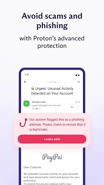 Proton Mail: Encrypted Email Screenshot 4 - Proton Mail: Encrypted Email In-Game Screenshot 4
