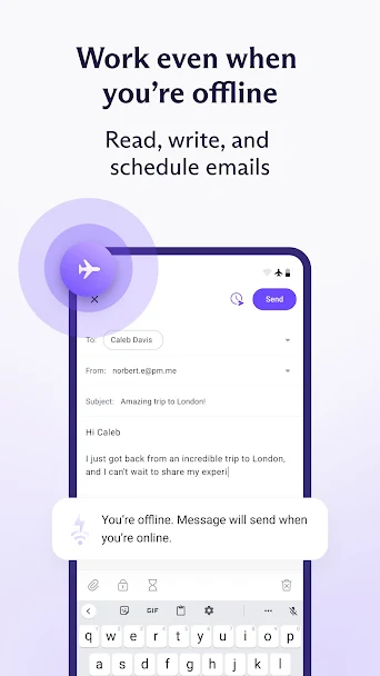 Proton Mail: Encrypted Email Screenshot 5 - Proton Mail: Encrypted Email In-Game Screenshot 5