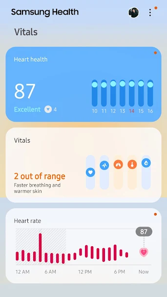 Samsung Health Screenshot 3 - Samsung Health In-Game Screenshot 3