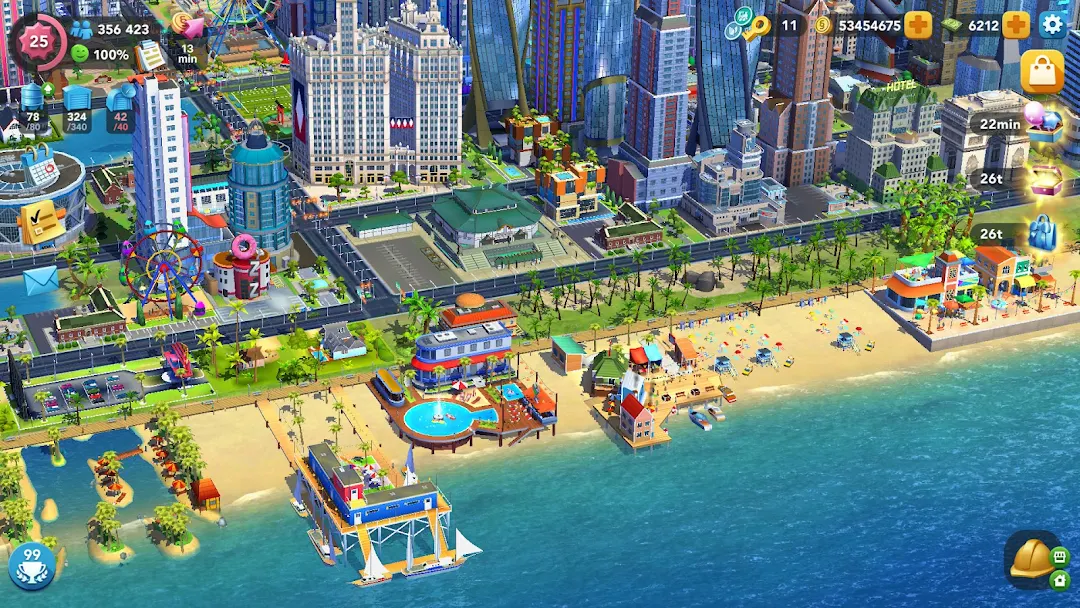 SimCity BuildIt Screenshot 1 - SimCity BuildIt In-Game Screenshot 1