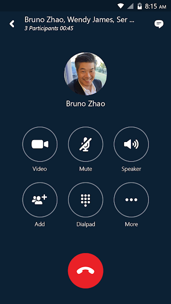 Skype Lite Screenshot 1 - Skype Lite In-Game Screenshot 1