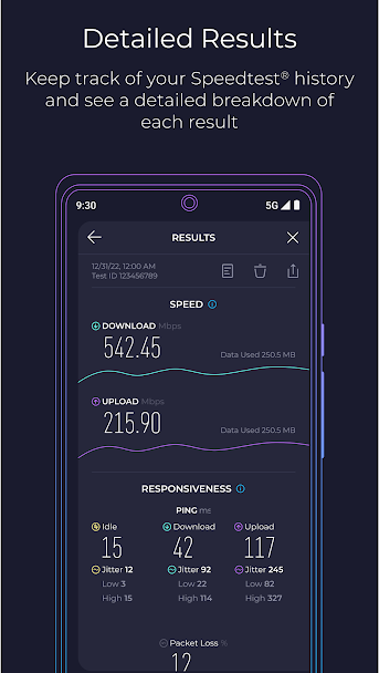 Speedtest by Ookla Screenshot 4 - Speedtest by Ookla In-Game Screenshot 4