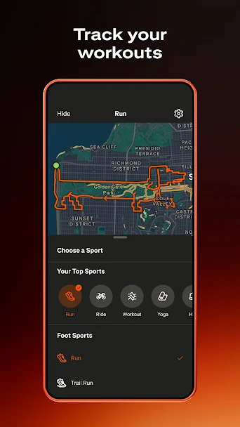 Strava: Run, Bike, Hike Screenshot 1 - Strava: Run, Bike, Hike In-Game Screenshot 1