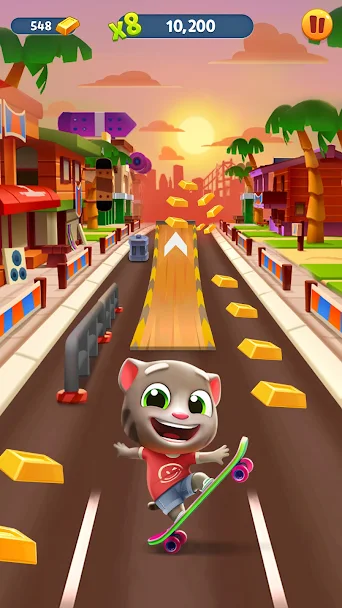 Talking Tom Gold Run Screenshot 1 - Talking Tom Gold Run In-Game Screenshot 1