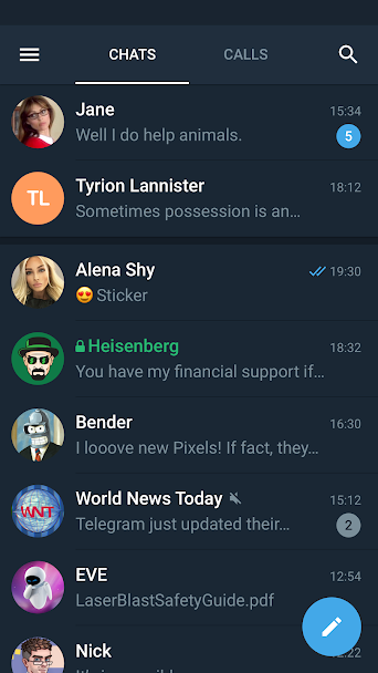 Telegram X Screenshot 1 - Telegram X In-Game Screenshot 1