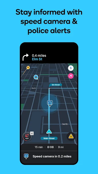Waze Navigation & Live Traffic Screenshot 3 - Waze Navigation & Live Traffic In-Game Screenshot 3